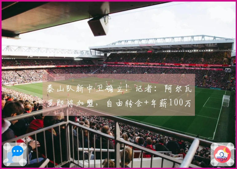 泰山队新中卫确立！记者：阿尔瓦罗即将加盟，自由转会+年薪100万